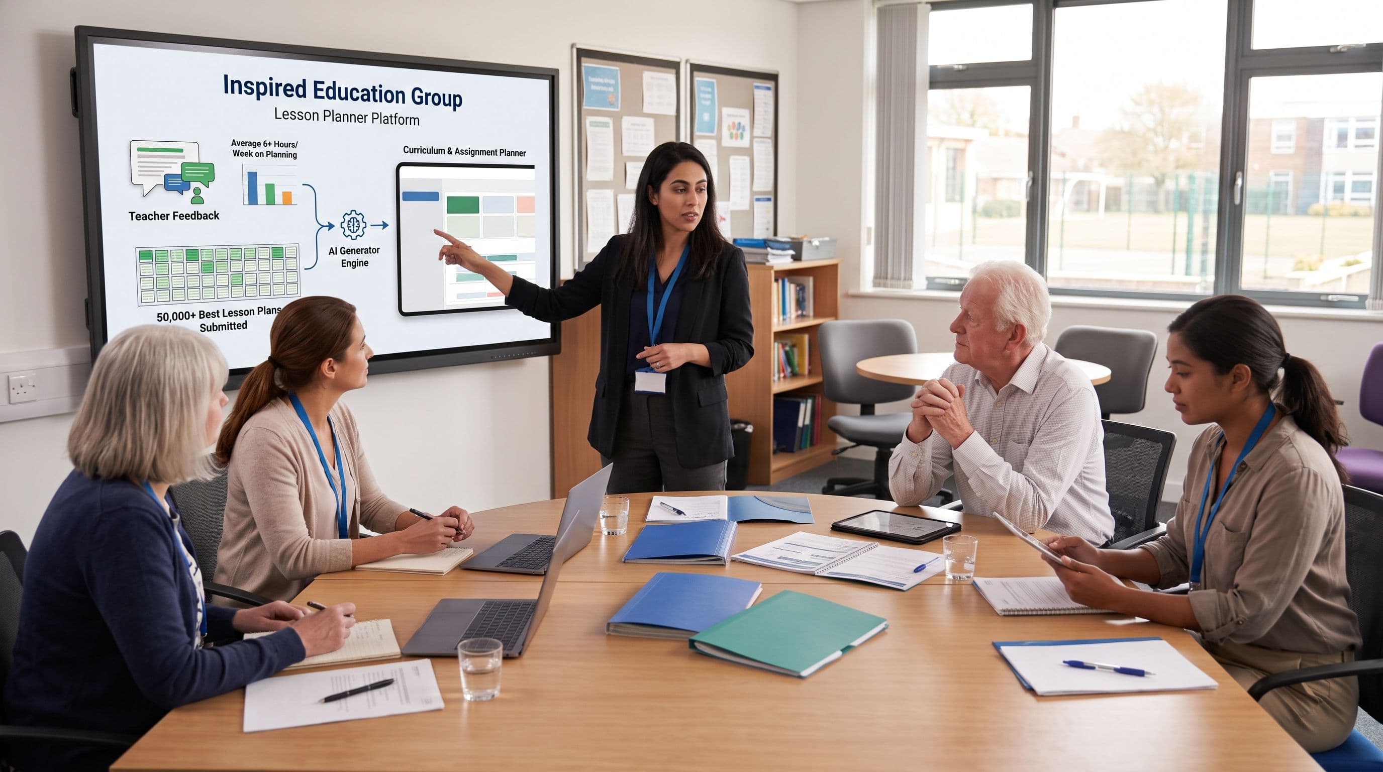 Faculty at work