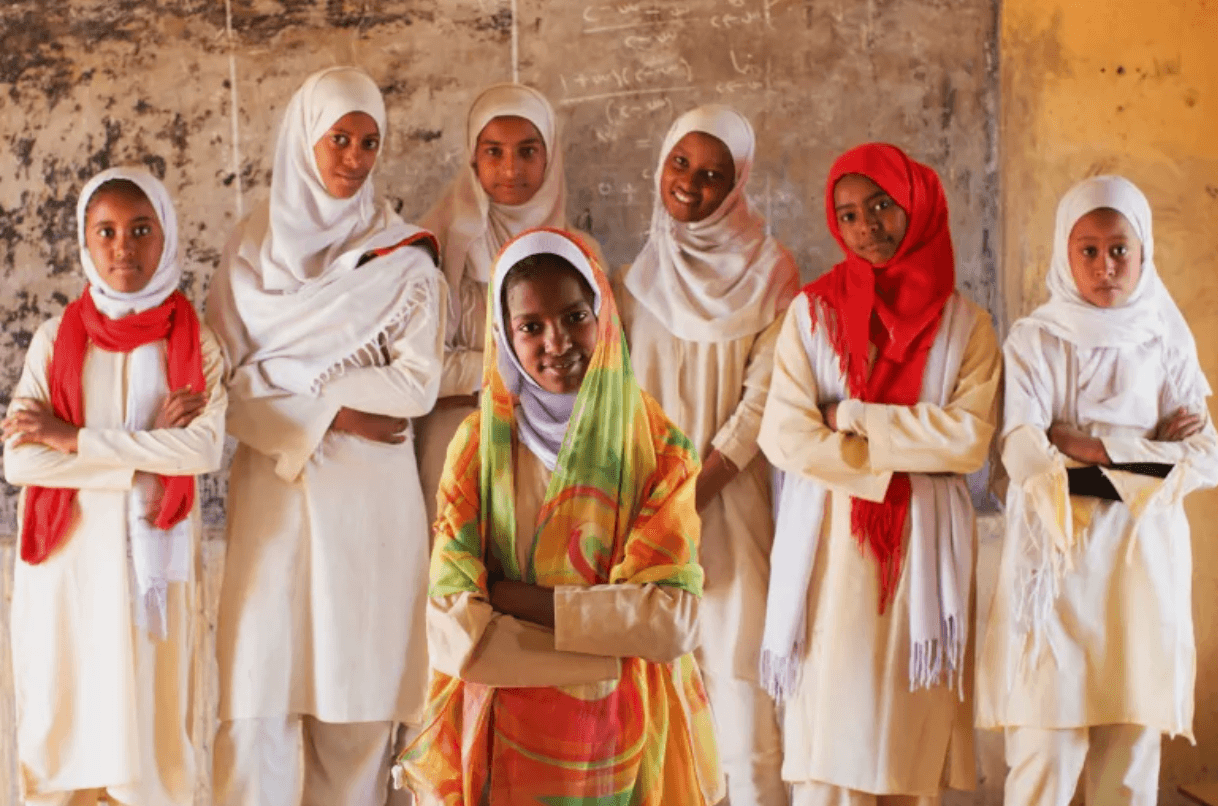 girls in Sudan